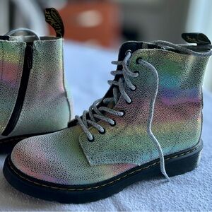 Women’s Doc Marten 1460 Pascal - Rainbow Glitter. Size 5